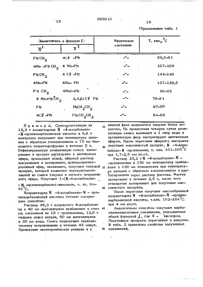 Способ получения производных имидазола (патент 585810)