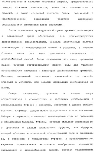 Способ очистки липопептида (варианты), антибиотическая композиция на основе очищенного липопептида (варианты) (патент 2311460)