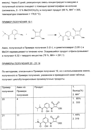 3,4-дизамещенные циклобутен-1,2-дионы как лиганды схс-хемокинового рецептора (патент 2344123)