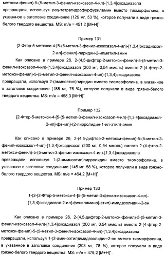 Производные арил-изоксазоло-4-ил-оксадиазола (патент 2426731)