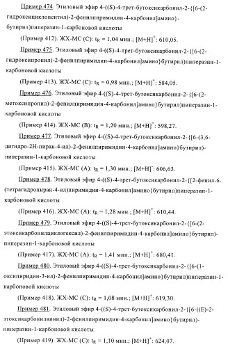 Производные пиримидина и их применение в качестве антагонистов рецептора p2y12 (патент 2410393)