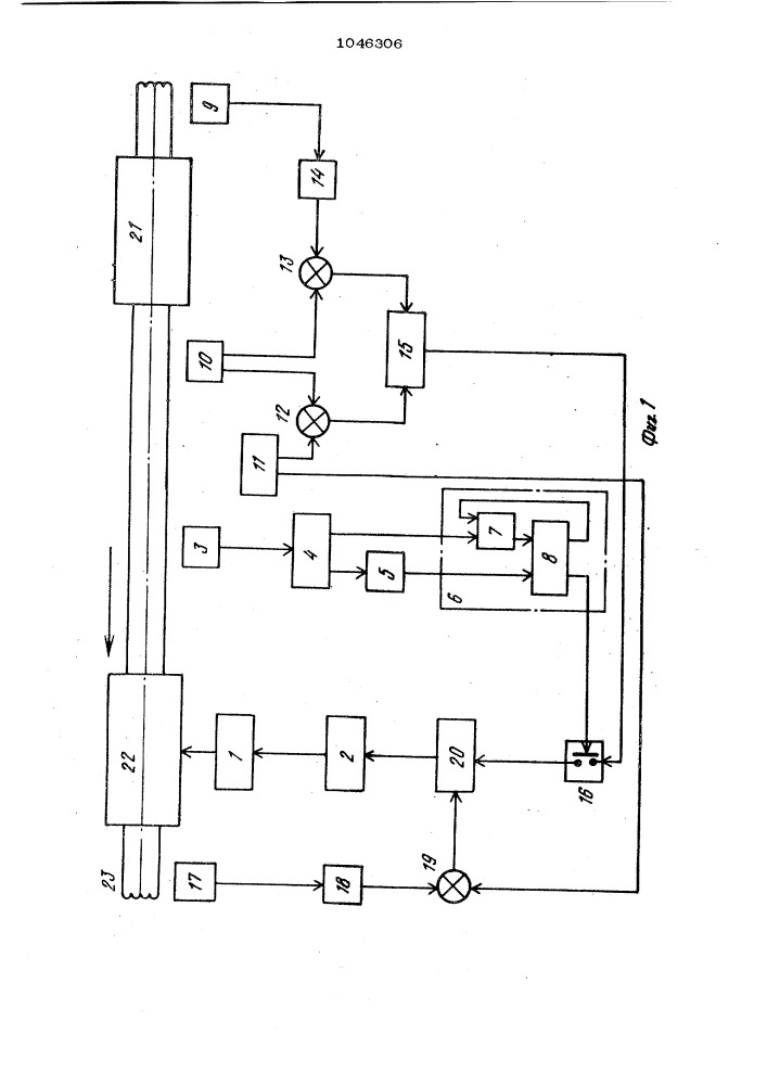Система автоматического управления подогревом труб (патент 1046306)