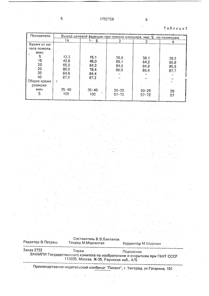 Способ получения цемента (патент 1752728)