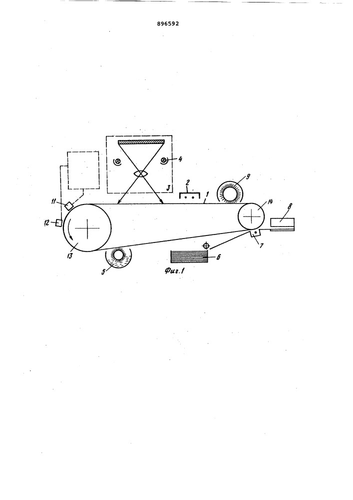 Устройство для управления электрографической машиной (патент 896592)