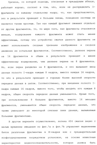 Система и способ сжатия видео посредством настройки размера фрагмента на основании обнаруженного внутрикадрового движения или сложности сцены (патент 2487407)