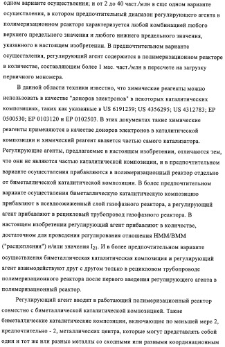 Способ полимеризации и регулирование характеристик полимерной композиции (патент 2331653)