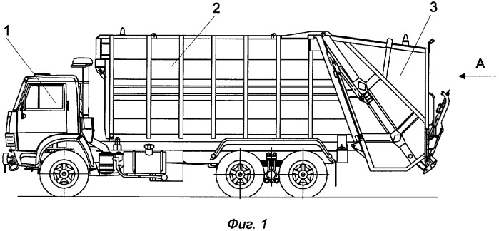 Мусоровоз (патент 2304554)