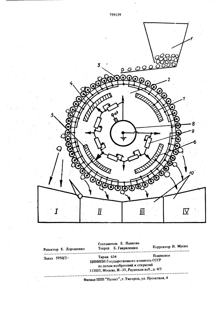 Диэлектрический сепаратор (патент 759139)