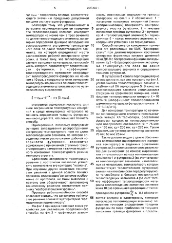 Способ определения толщины футеровки теплового агрегата (патент 2003021)