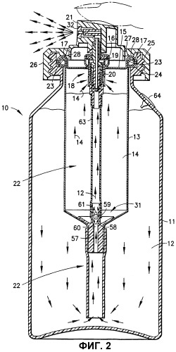 Аэрозольный распылитель (варианты) (патент 2268216)