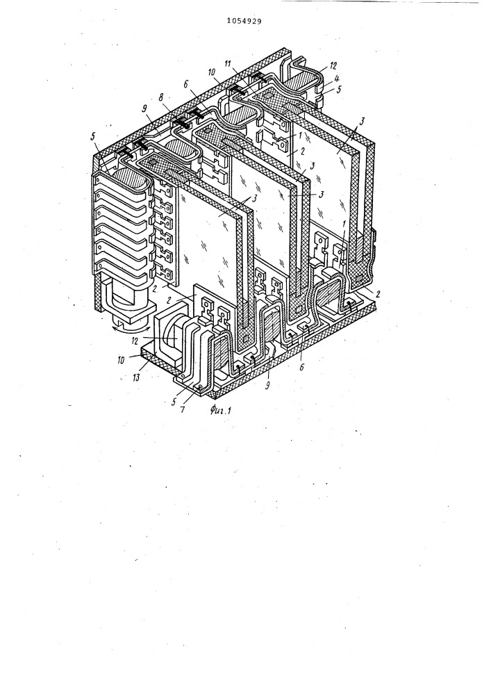Радиоэлектронный блок (патент 1054929)