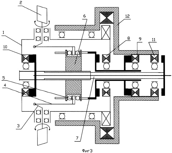 Регулятор оборотов ветроколеса ветродвигателя (патент 2323369)