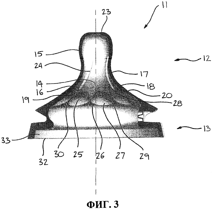 Соска для бутылочки для кормления (патент 2594257)