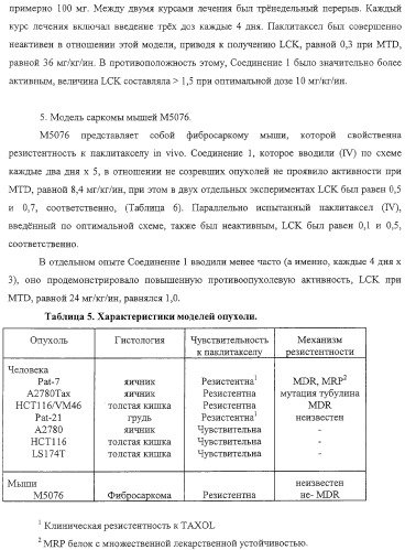 Композиция аналога эпотилона в сочетании с химиотерапевтическими агентами для лечения рака (патент 2321400)