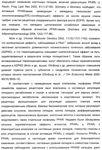 Соединения, активные в отношении ppar (рецепторов активаторов пролиферации пероксисом) (патент 2419618)