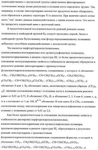 Придающее маслостойкость/жиро- и водонепроницаемость проклеивающее вещество для обработки целлюлозных материалов (патент 2325407)