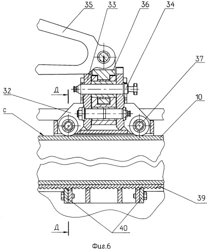 Устройство для загрузки транспортно-пусковых контейнеров преимущественно для оружия типа торпеды на пусковую установку корабля (патент 2337854)