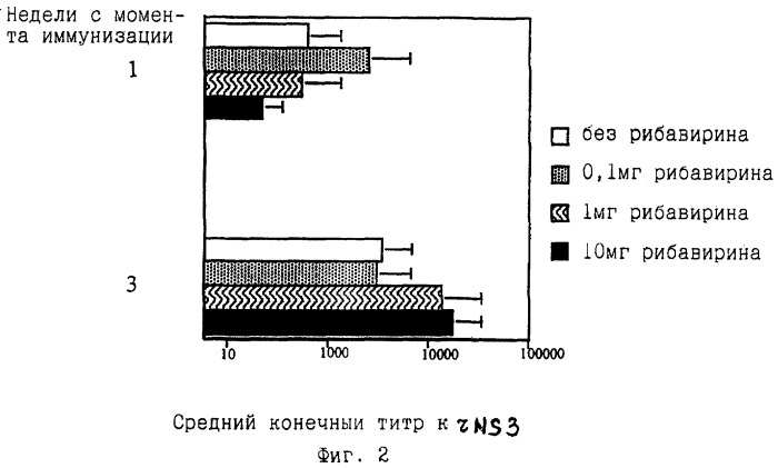 Вакцины, содержащие рибавирин, и способы их использования (патент 2286172)