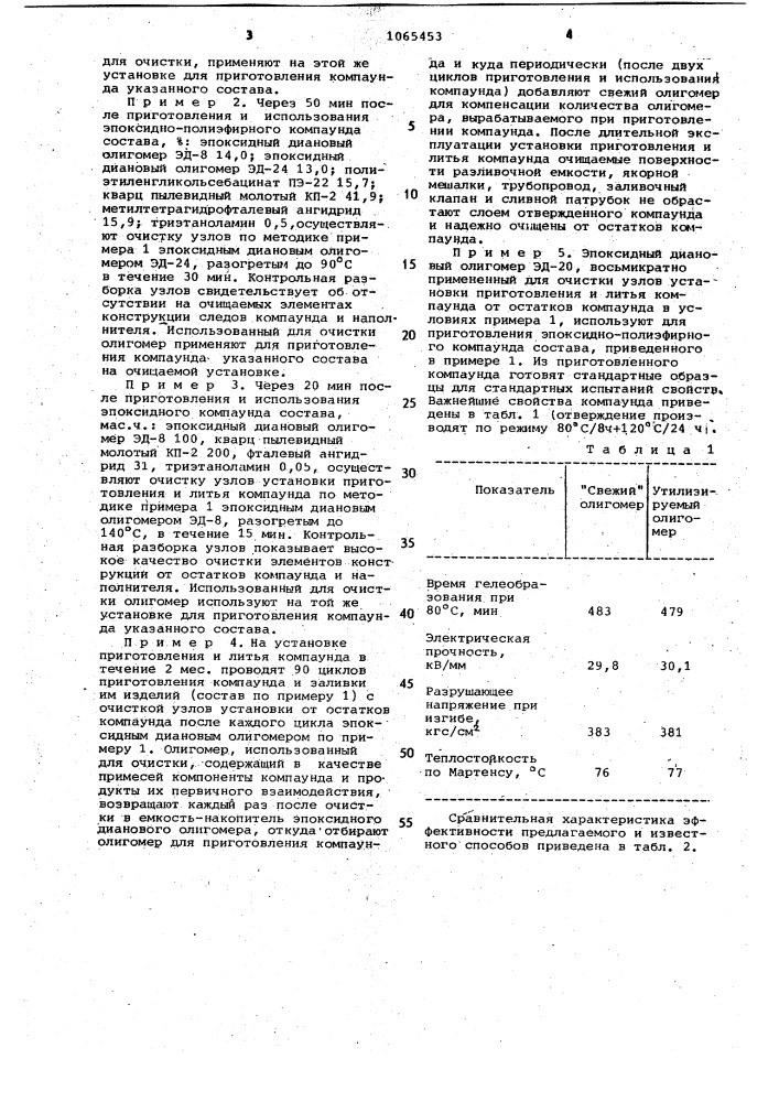 Способ очистки оборудования от остатков эпоксидных компаундов (патент 1065453)