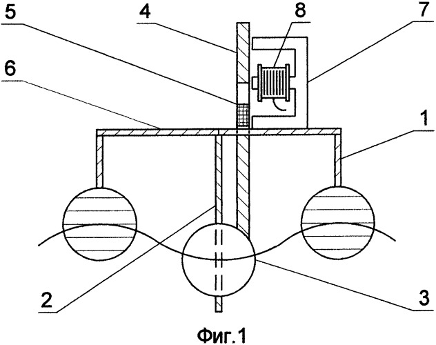 Электрогенератор гидроволновой штоковый сердечниковый (патент 2413868)