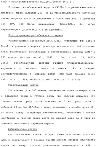 Фотохимическая интернализация для опосредованной вирусом доставки молекулы в цитозоль (патент 2317827)