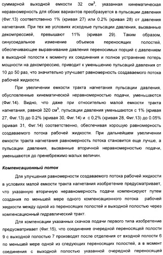 Способ создания равномерного потока рабочей жидкости и устройство для его осуществления (патент 2306458)