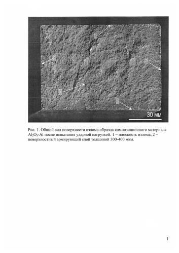 Способ получения композиционного материала al2o3-al (патент 2592917)
