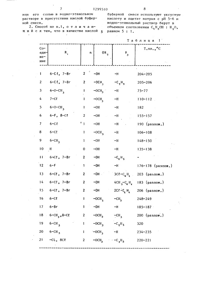 Способ получения производных хиназолинона (патент 1299510)