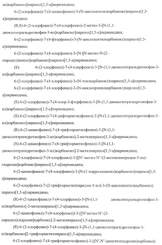 Производное пиразол[1,5-a]пиримидина (патент 2390523)
