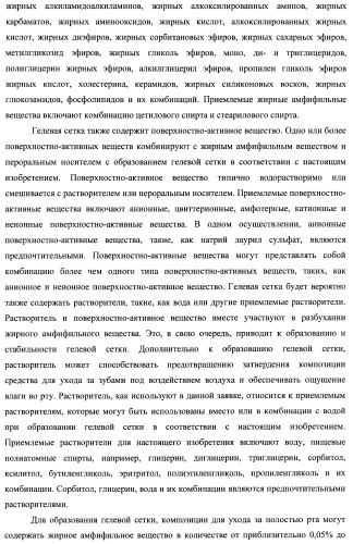 Композиции для ухода за полостью рта с улучшенным очищающим эффектом (патент 2481096)