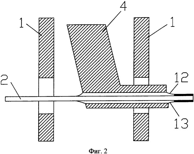 Устройство для непрерывного выращивания двусторонних слоев кремния на углеродной фольге (патент 2332530)