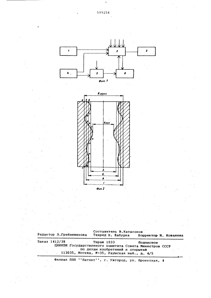 Устройство для адаптивного управления металлорежущим станком (патент 599254)