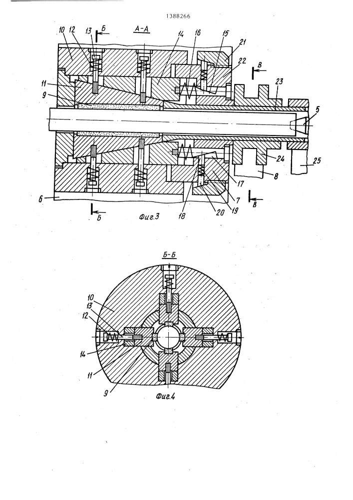 Устройство для отделочной обработки наружных поверхностей тел вращения (патент 1388266)