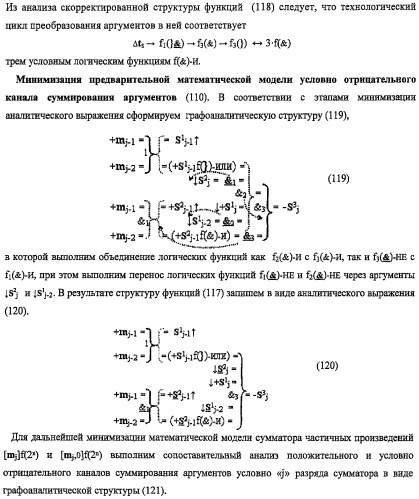 Функциональная структура предварительного сумматора f ([mj]&amp;[mj,0]) параллельно-последовательного умножителя f ( ) с процедурой логического дифференцирования d/dn первой промежуточной суммы [s1  ]f(})-или структуры активных аргументов множимого [0,mj]f(2n) и [mj,0]f(2n) (варианты) (патент 2424549)