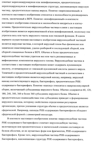 Способы упаковки олигонуклеотидов в вирусоподобные частицы рнк-содержащих бактериофагов (патент 2476595)