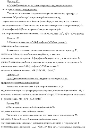 Производные пиридин-3-карбоксамида в качестве обратных агонистов св1 (патент 2404164)