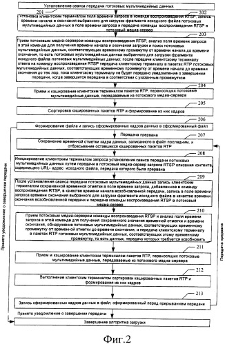 Потоковый медиа-сервер, клиентский терминал, способ и система для загрузки потоковых мультимедийных данных (патент 2487484)