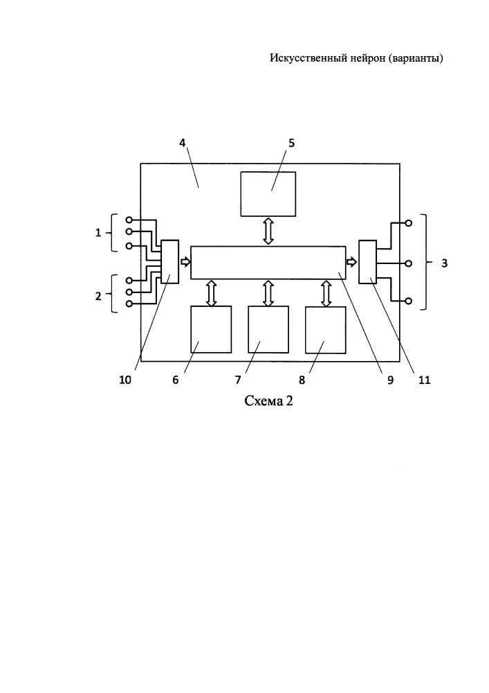 Искусственный нейрон (варианты) (патент 2604331)