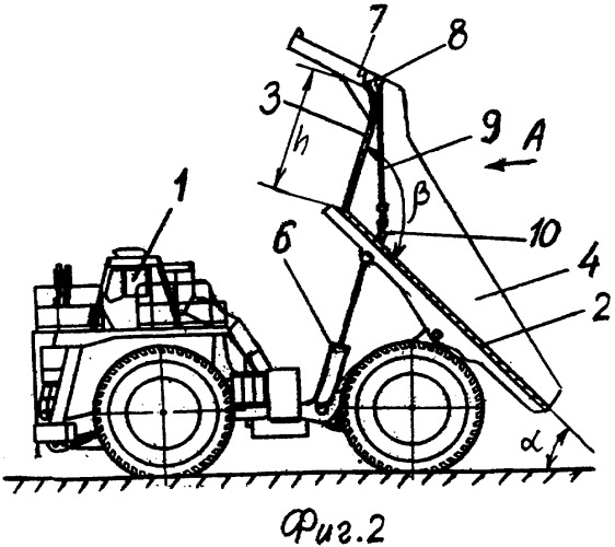 Автомобиль-самосвал (патент 2313460)