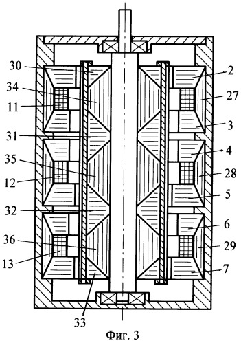 Низкооборотный асинхронный электродвигатель (патент 2283527)