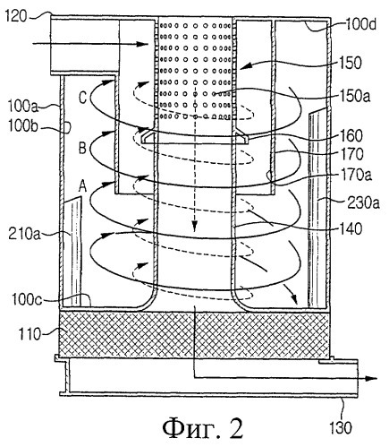 Циклонный пылеотделитель (патент 2295275)