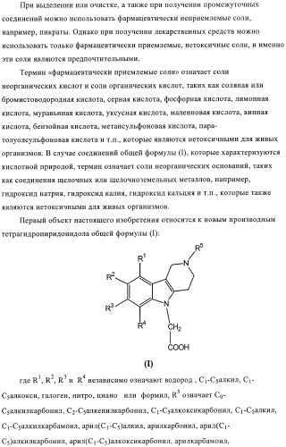 Производные тетрагидропиридоиндола (патент 2387652)