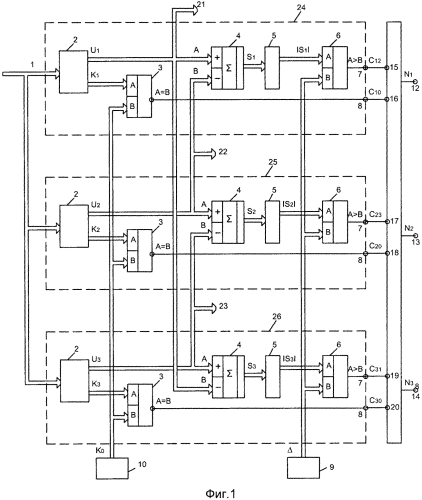 Устройство формирования сигналов управления (2 варианта) (патент 2580476)