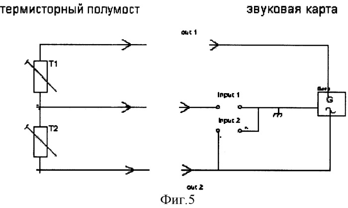 Способ подключения полумостового датчика к персональному компьютеру (патент 2265878)