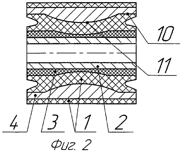 Резино-металлический шарнир (патент 2410582)