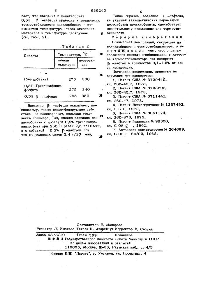 Полимерная композиция (патент 636240)