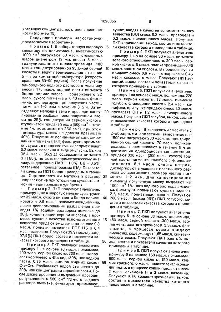 Состав пигмента для крашения полиамида в массе и способ его получения (патент 1828866)
