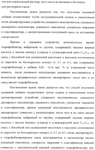 Добавка к цементу, смеси на его основе и способ ее получения (варианты) (патент 2441853)