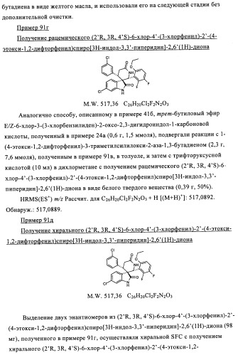 Производные спироиндолинона (патент 2435771)