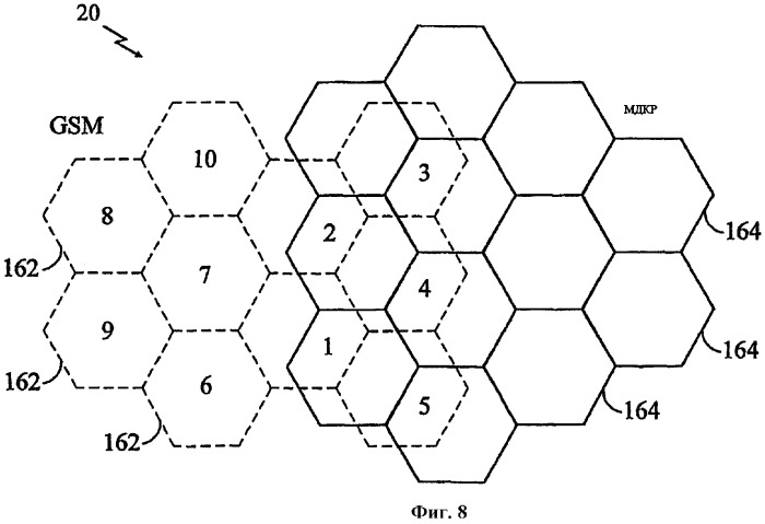 Синхронизация базовой станции для передачи обслуживания в гибридной сети gsm/мдкр (патент 2323544)